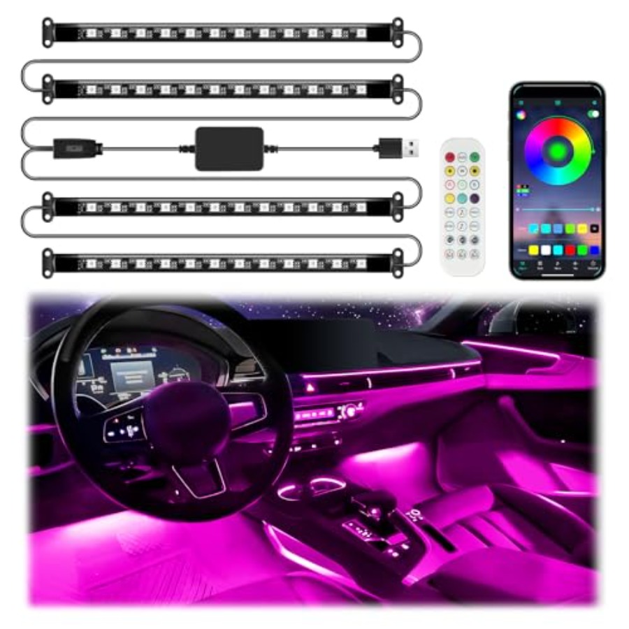 Interior Design Apps - Smart Car Interior LED Lights with