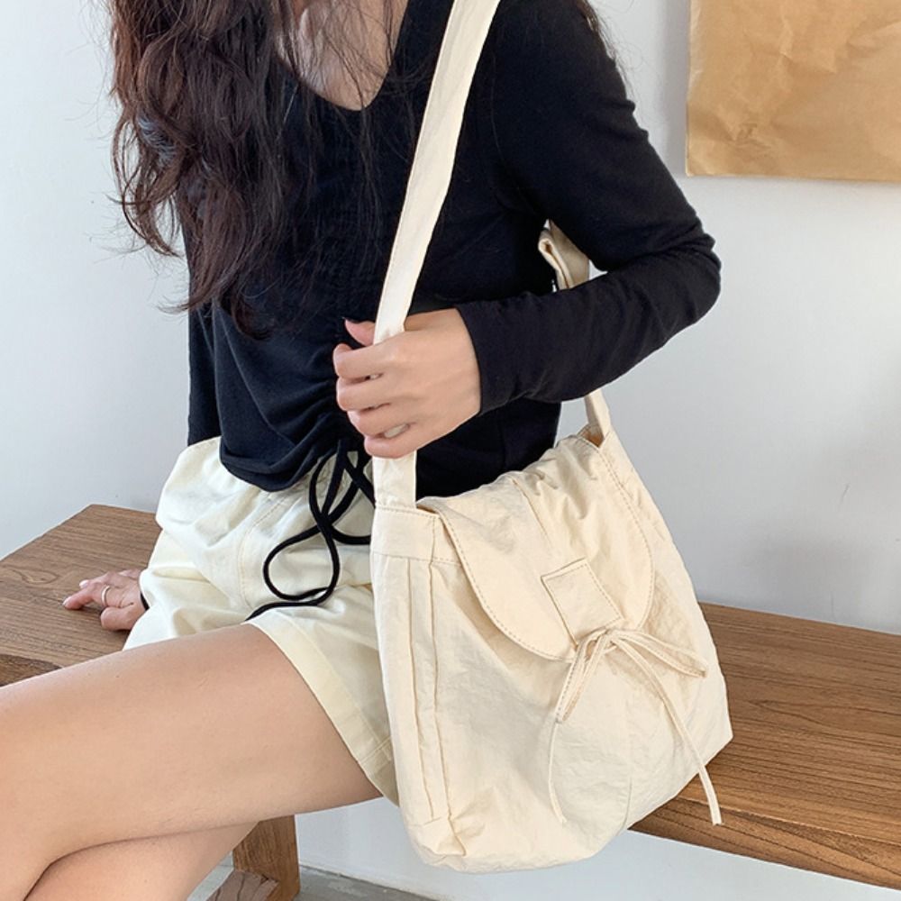 Korean Style Flap Nylon Bow Cr - Interior Design Style recensie en prijs