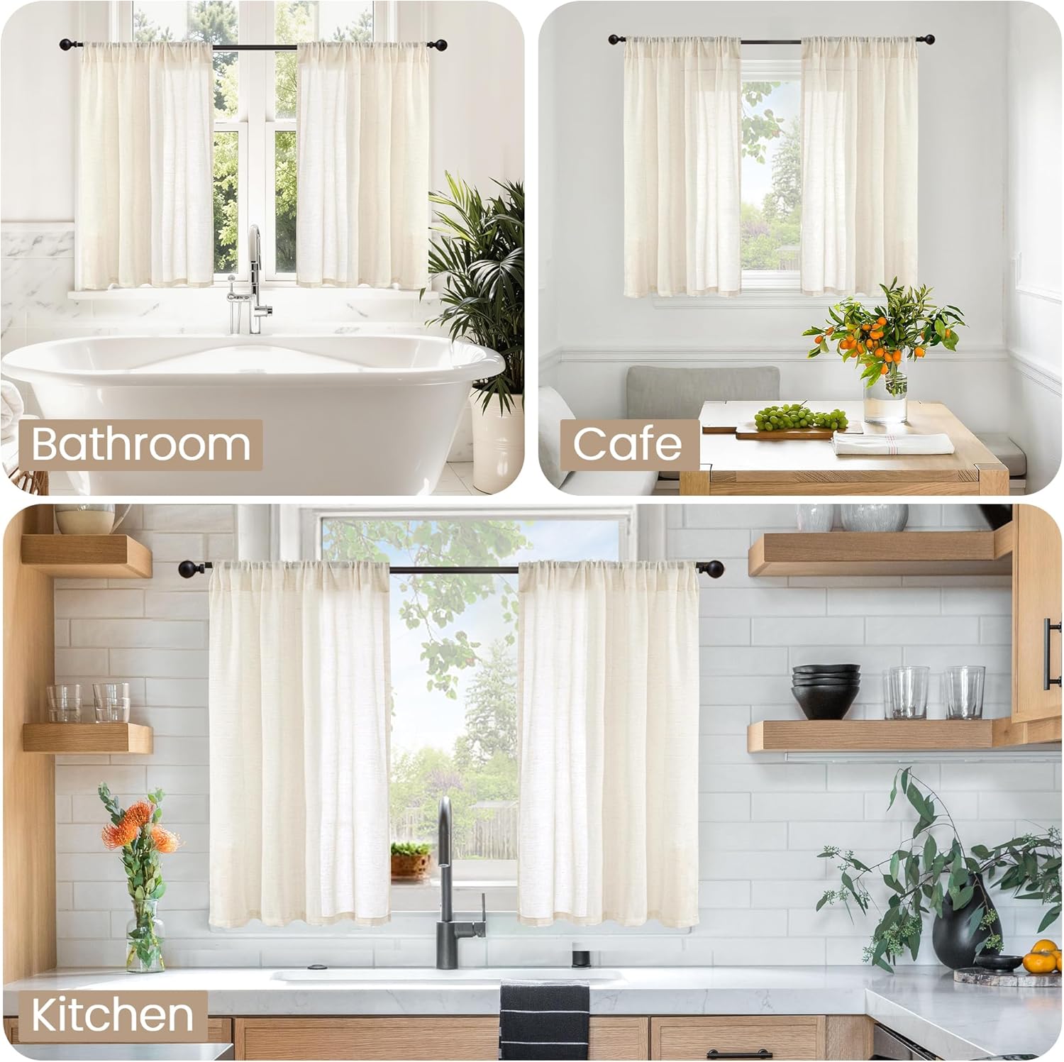 Linen Kitchen Curtains 30 Inch - Linen Roller Blind recensie en prijs