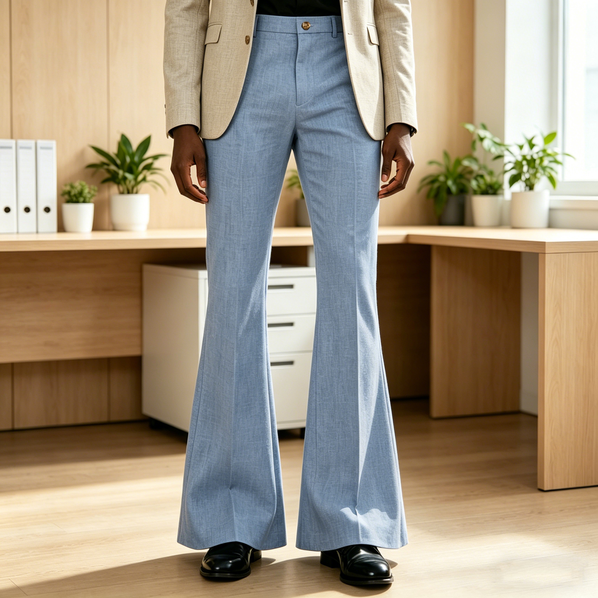 Men's Linen Flare Suit Pants R - Linen Roller Blind recensie en prijs