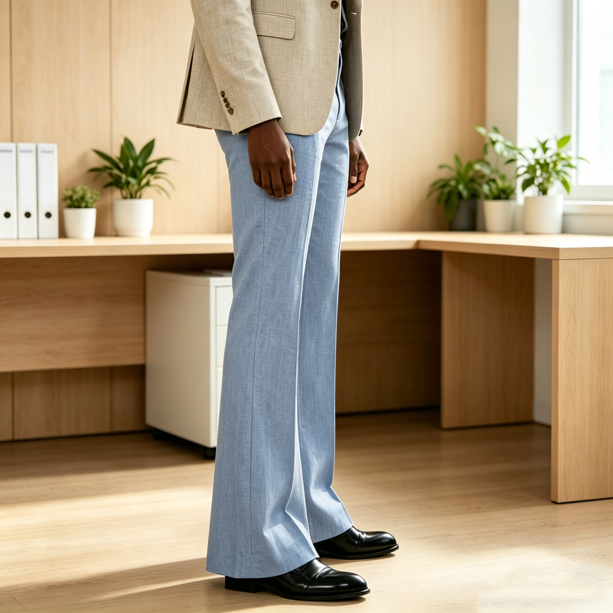 Men's Linen Flare Suit Pants R - Linen Roller Blind recensie en prijs