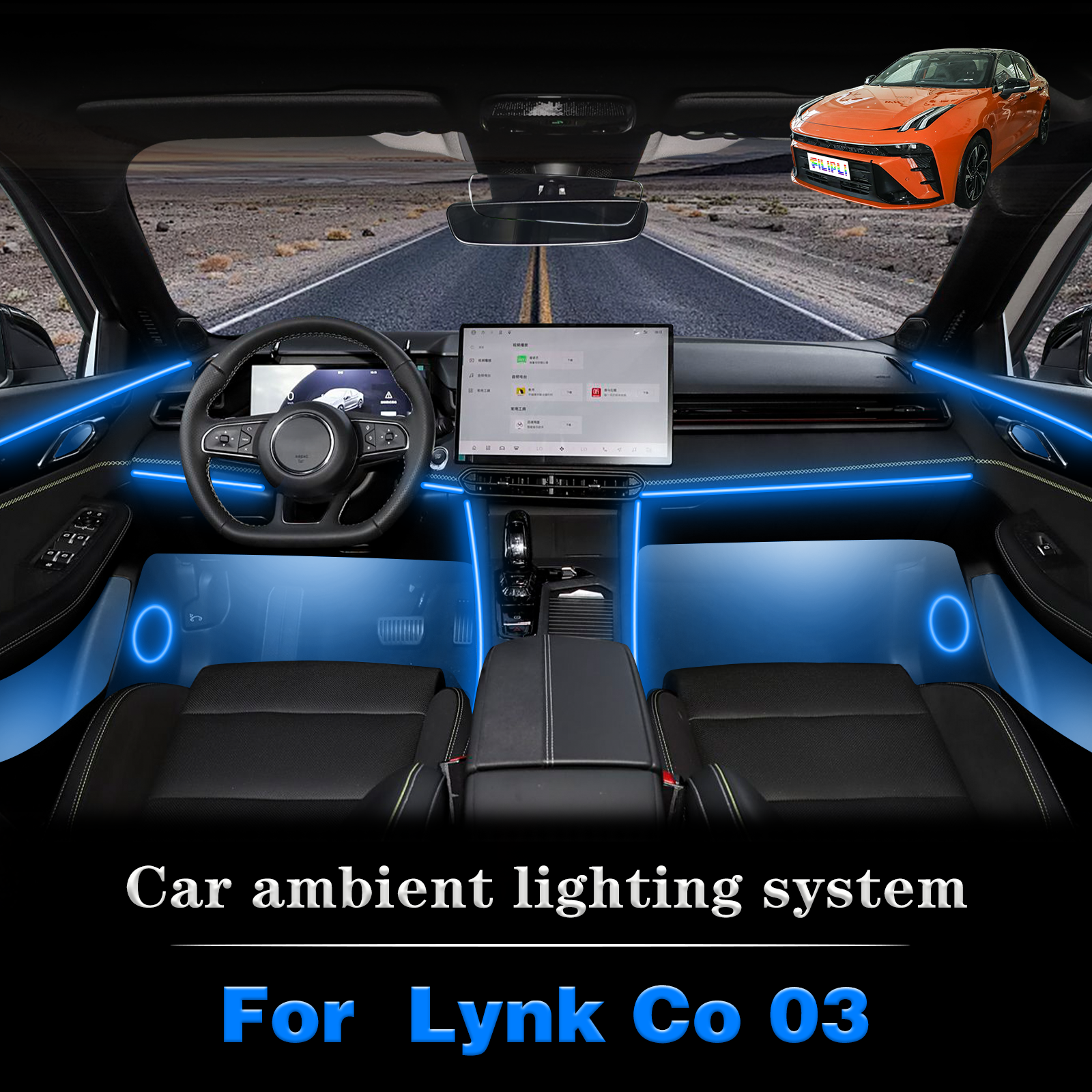 For Lynk Co 03 Premium Stealth - Interior Design Apps recensie en prijs