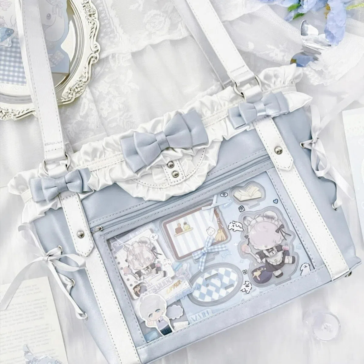 New Sweet Preppy Style Shoulde - Interior Design Style recensie en prijs