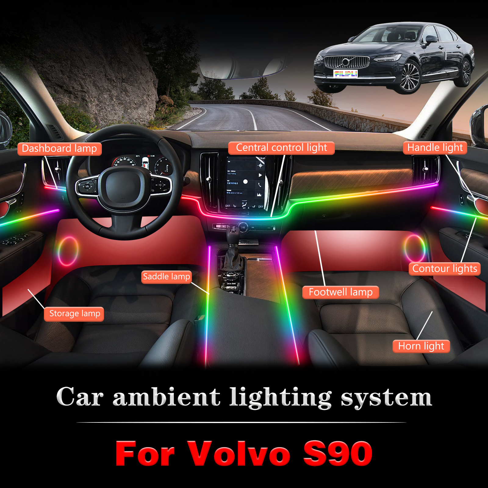 For Volvo S90 High-end Stealth - Interior Design Apps recensie en prijs
